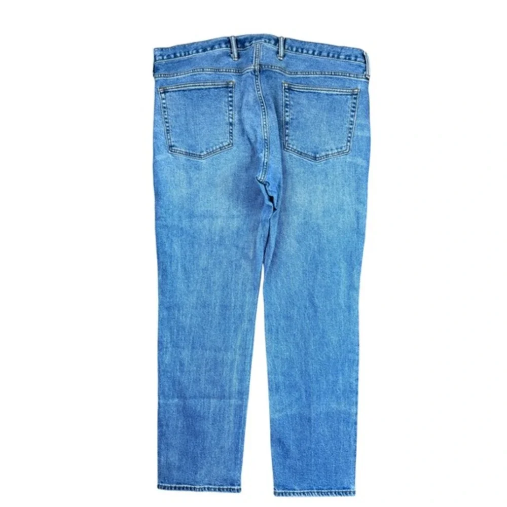 Gap Slim Stretch Mens Jeans Size‎ 40x32 Light Wash Distressed Denim